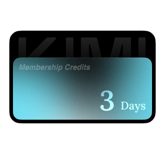 3-Day Membership Credits